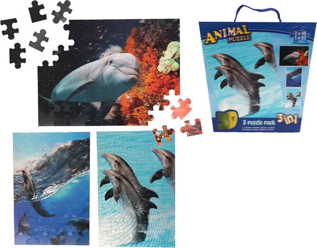 PIA Soft Toys Zeedieren 3D Puzzel