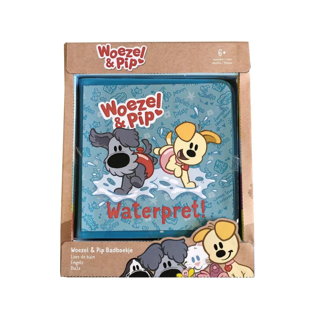 Rubo Toys Woezel en Pip Badboekje - Blauw