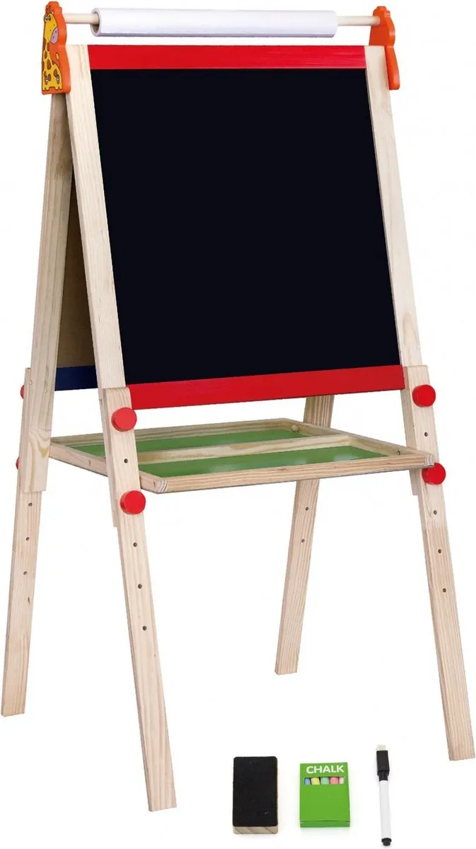 Viga Toys Schildersezel Dubbelzijdig 110cm