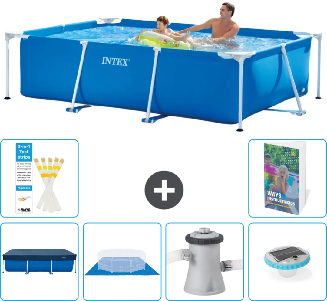 Intex Rechthoekig Frame Zwembad 260x160cm
