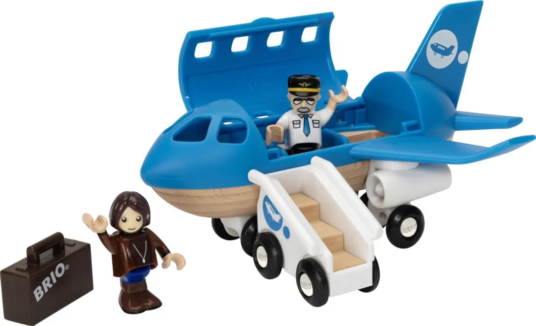 BRIO Vliegtuig Instapset 33306 - Wit