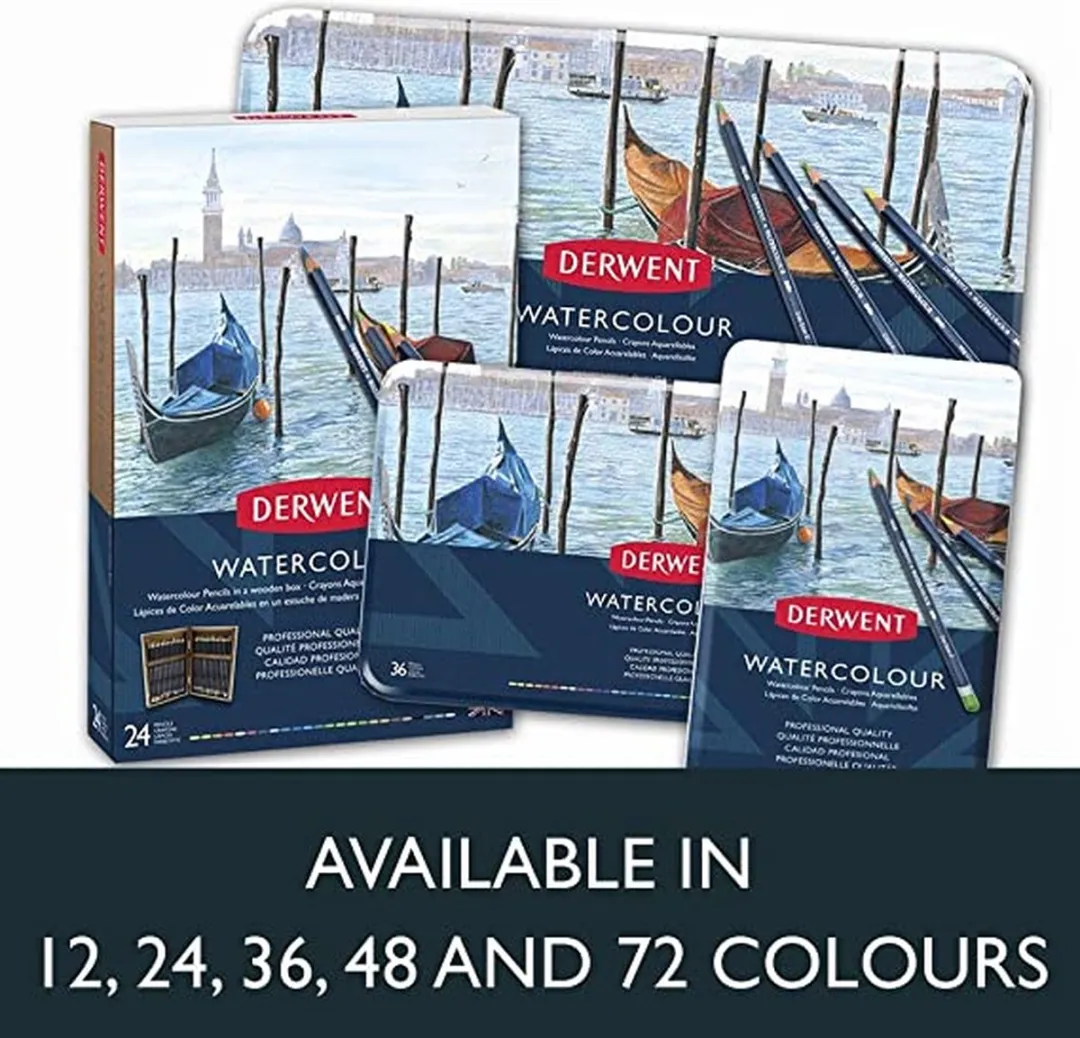 Derwent Watercolor Potloden Set 36 Stuks - Assorti