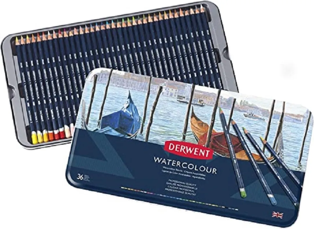 Derwent Watercolor Potloden Set 36 Stuks