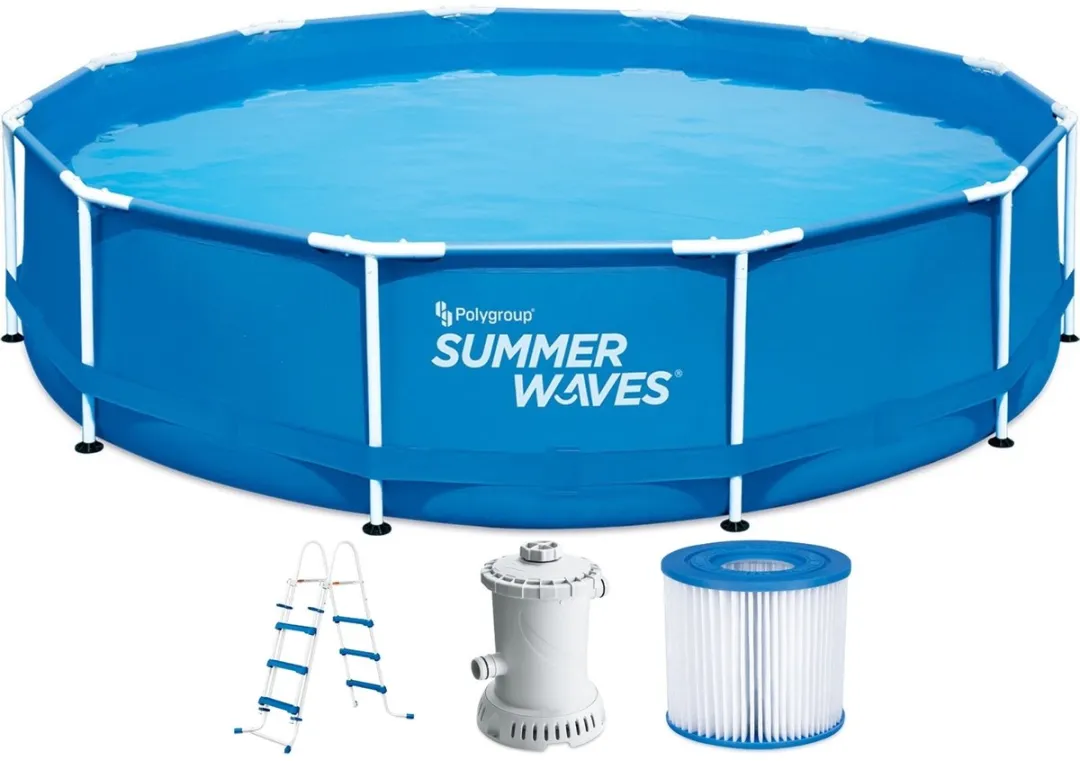 Summer Waves Zwembad 366x91cm - 8366L - Cyaan - afbeelding 6 van 6