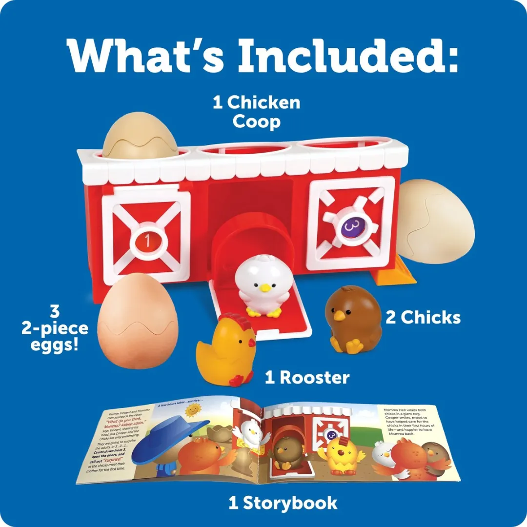 Learning Resources Peeksville Hide & Cheep Kippenhok - Multicolor