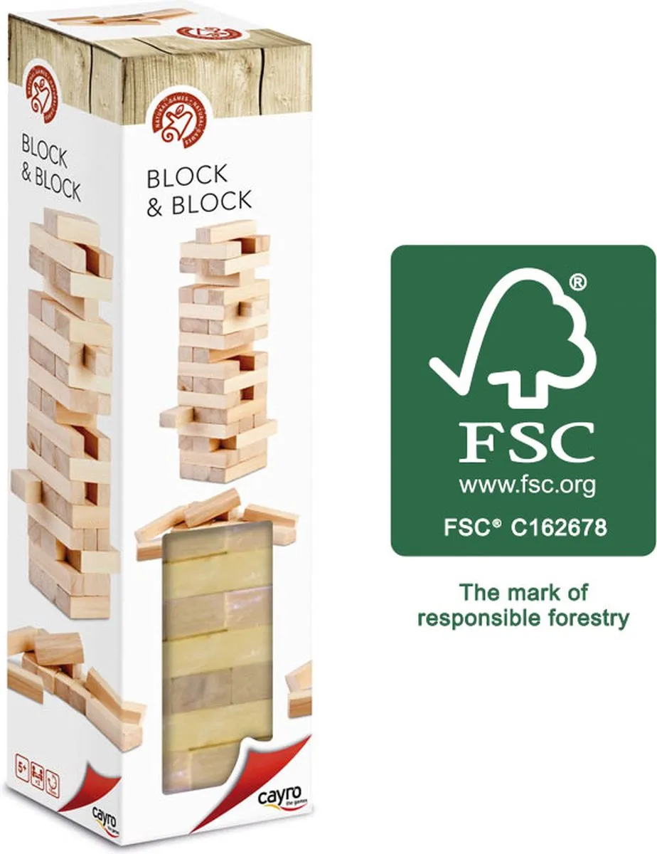 Geronimo Games Block & Block Classic Torenspel