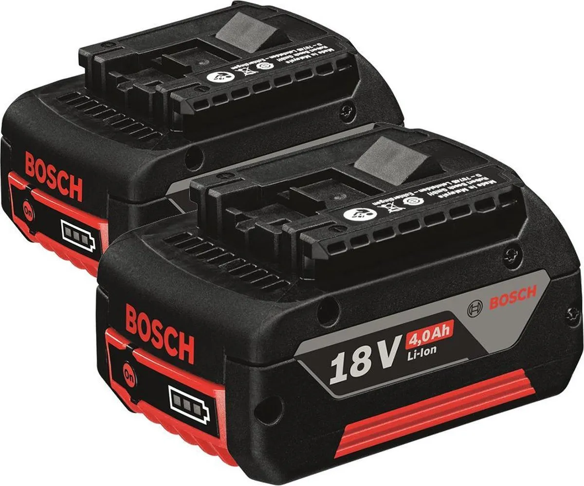 Bosch GBA 18V 4.0Ah Duopack 18V Li-Ion accu - 4.0Ah (2st)