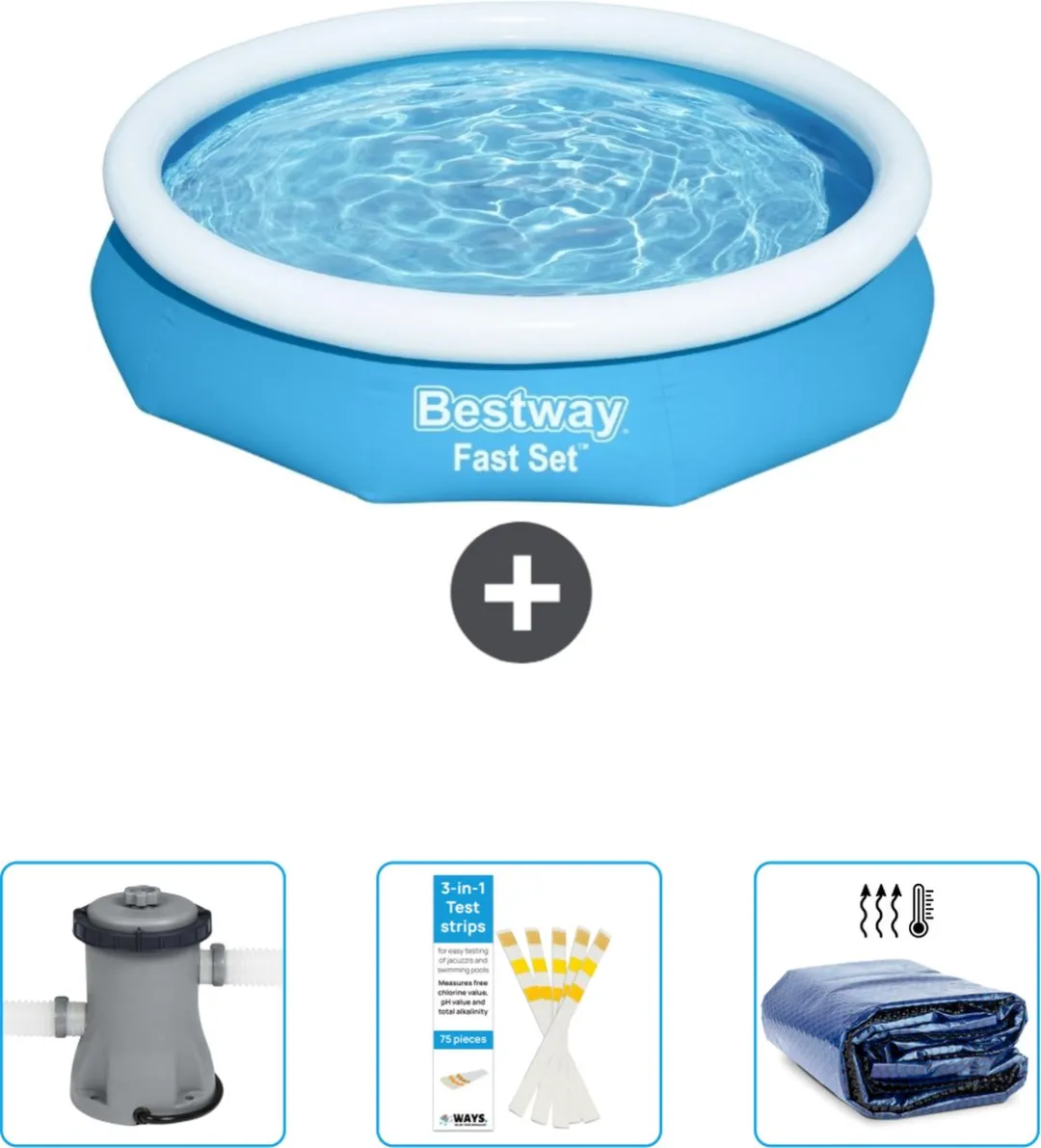 Bestway Fast Set Zwembad 305x66cm