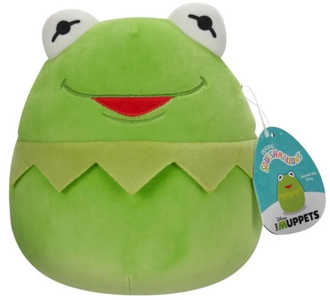 Squishmallows Muppets Kermit Pluche Knuffel 25cm