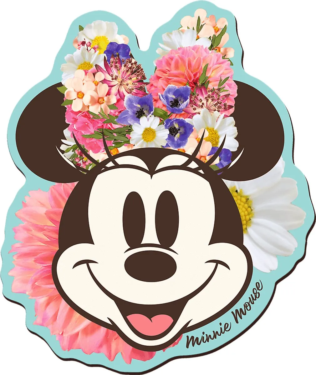 Trefl Minnie Mouse & Mickey Mouse Houten Puzzle 1000 Stuks - Multicolor