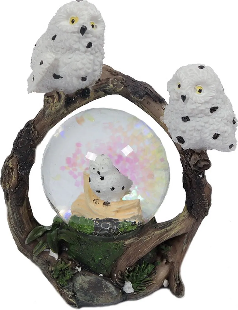 PIA Soft Toys Sneeuwuil Waterbal 45mm