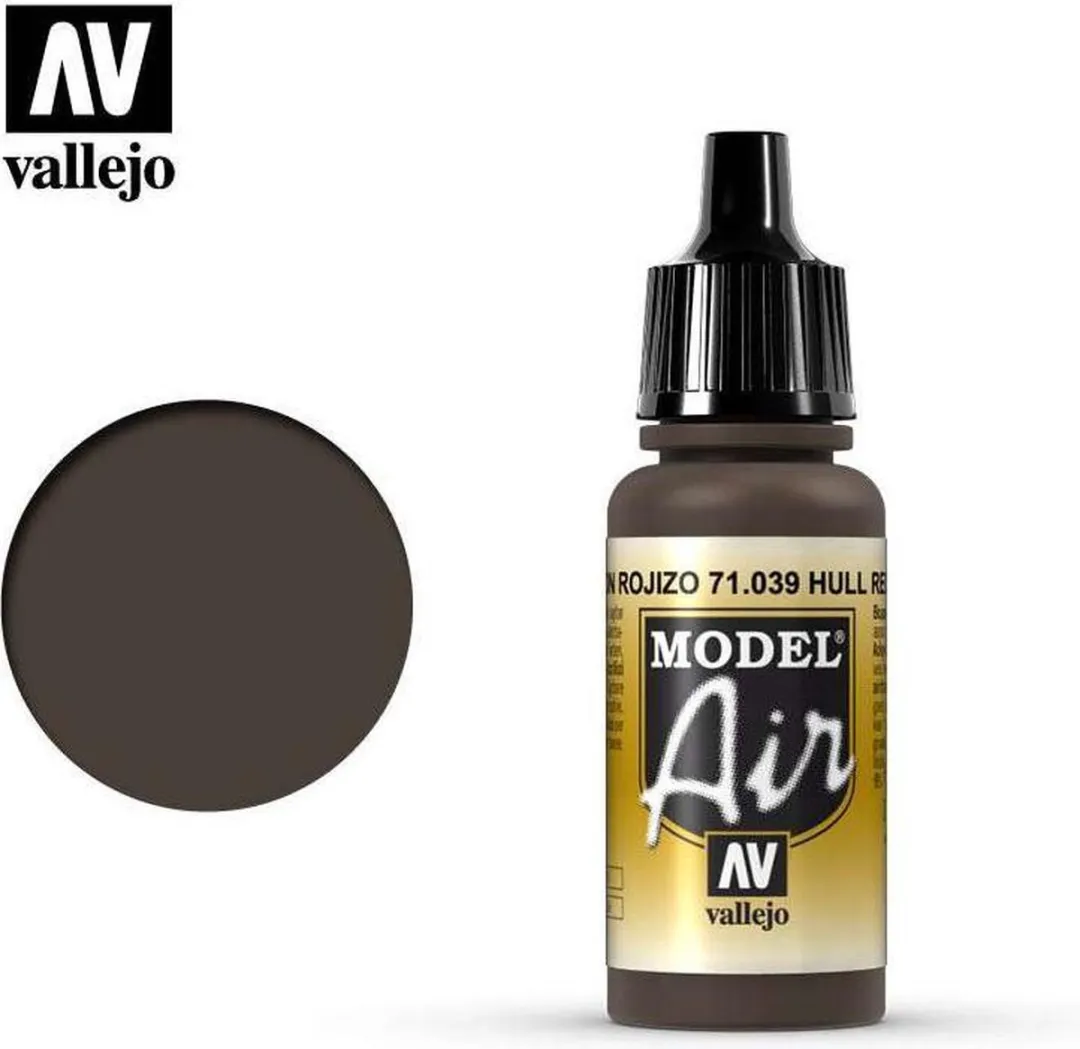Vallejo Model Air Hull Red Acrylverf 17ml