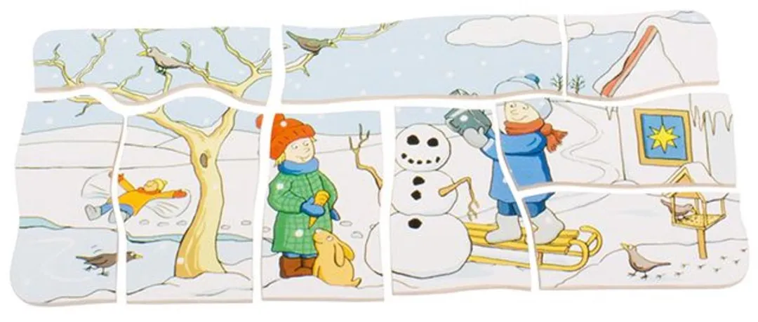 Beleduc Lagenpuzzel Vier Seizoenen 36 Stukjes