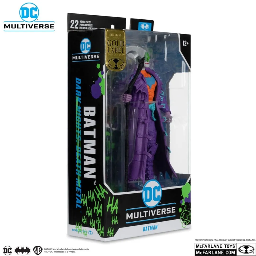 McFarlane Toys DC Multiverse Batman Jokerized Gold Label Action Figuur 18cm - Multi