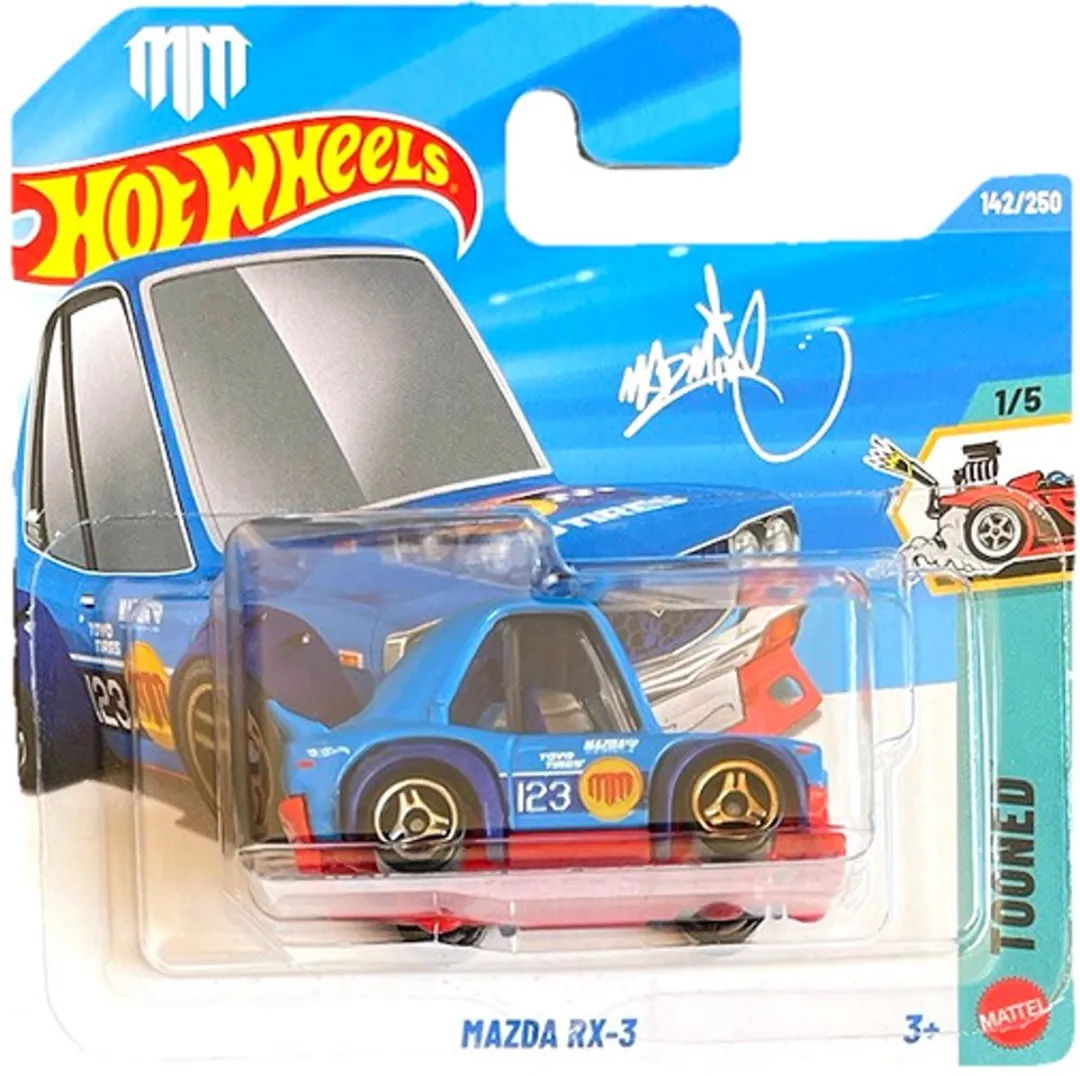 Hot Wheels Mazda RX-3 Mad Mike 1:64