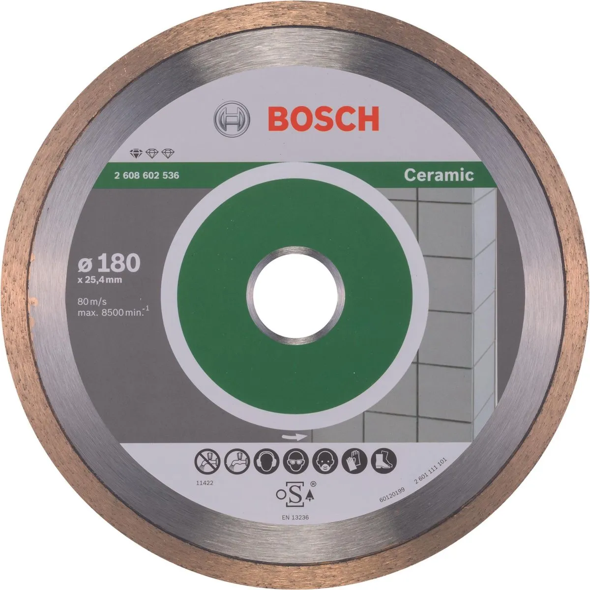 Bosch Diamantdoorslijpschijf Standard 180mm