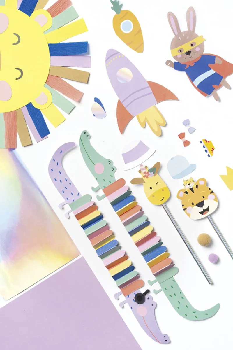 Folia Knutselpapierkoffer Wow Happiness Safari