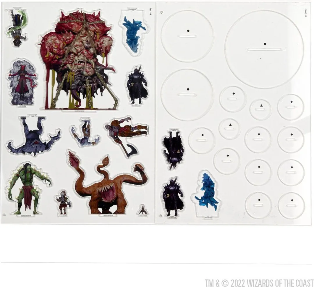 Wizkids D&D Idols of the Realms Boneyard Set 1 - 15 Stuks - Meerkleurig