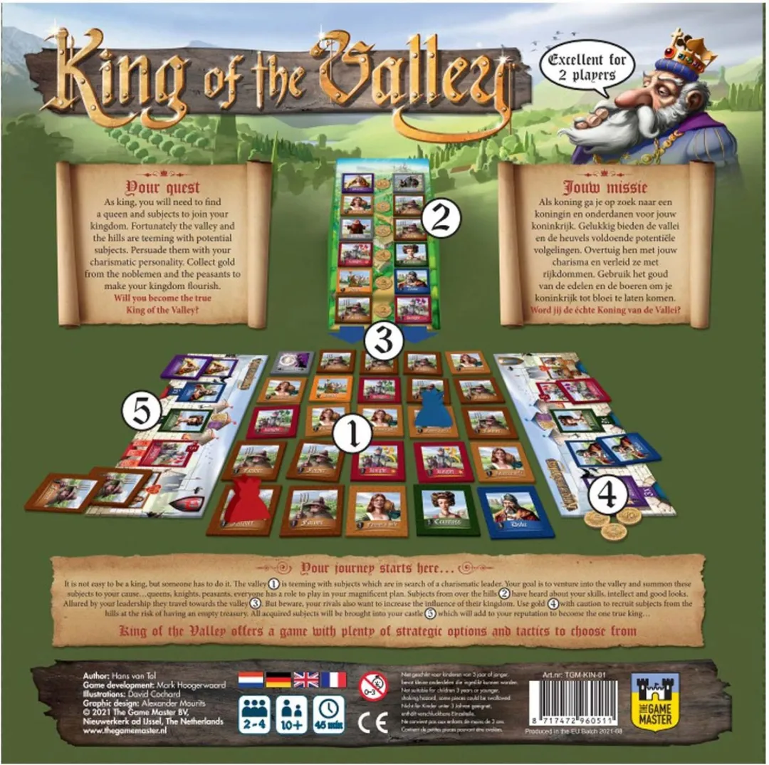 Geronimo Games King of the Valley Bordspel - 2-4 Spelers