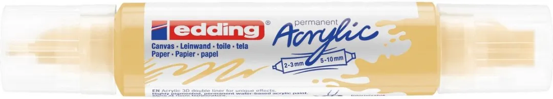 edding 5400 3D Double Liner Pastel Geel