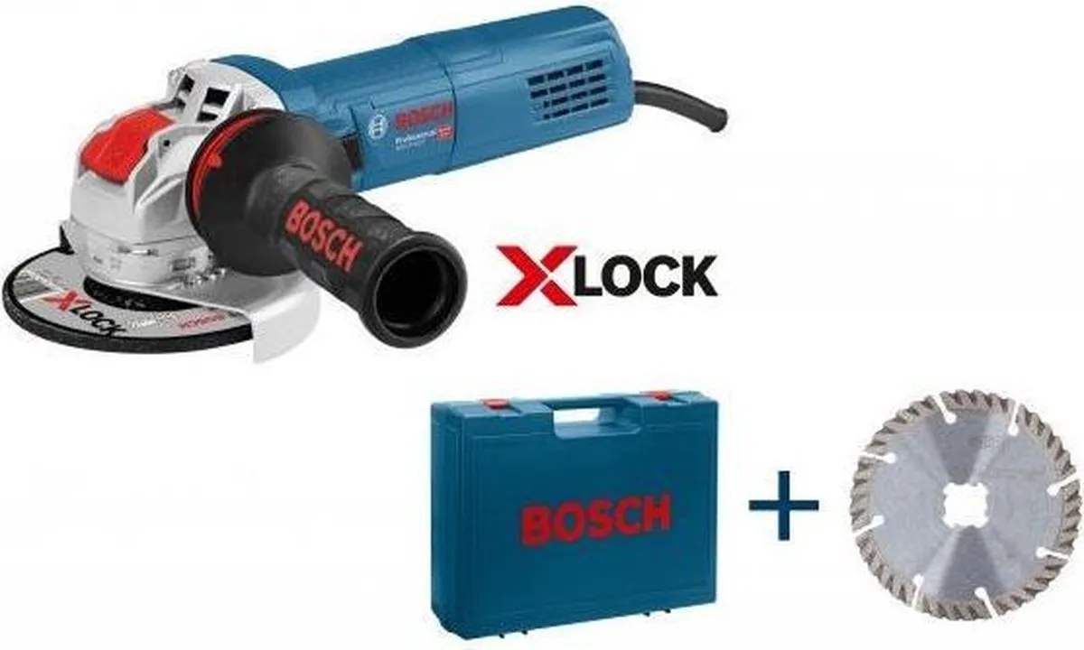 Bosch GWX 9-125 S X-LOCK Haakse Slijper 900W