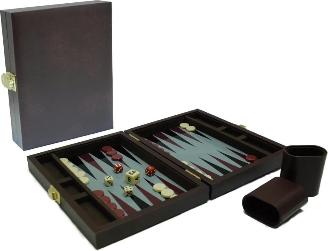 HOT Games Backgammon Koffer Magnetisch 23x17cm