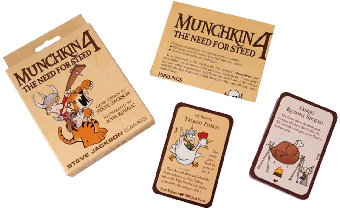 Steve Jackson Games Munchkin 4 The Need For Steed Uitbreiding