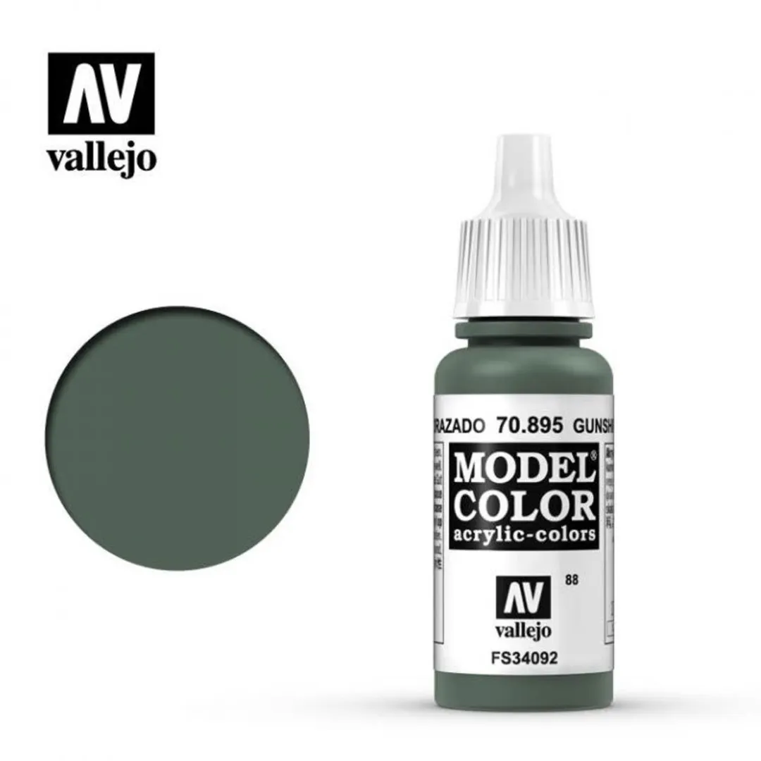Vallejo Model Color Gunship Green Acrylverf 17ml