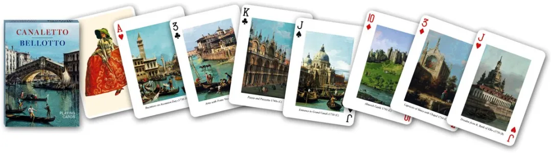 Piatnik Canaletto Bellotto Speelkaarten - 2-6 Spelers