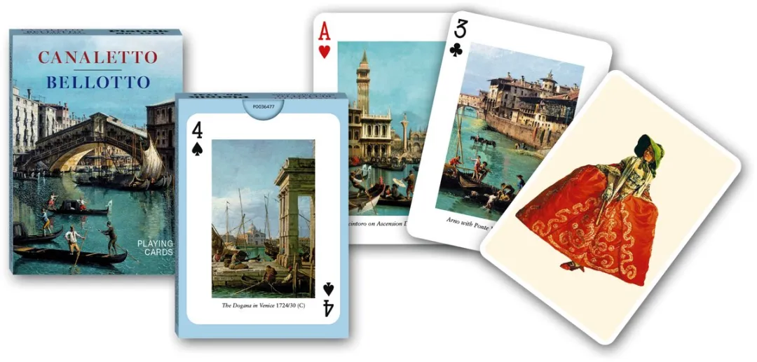 Piatnik Canaletto Bellotto Speelkaarten - 2-6 Spelers
