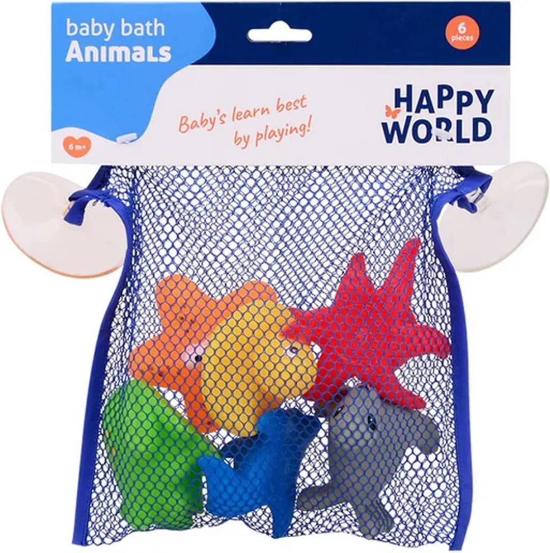 Johntoy Happy World Play 6 Badspeeltje 22274 - Multikleur