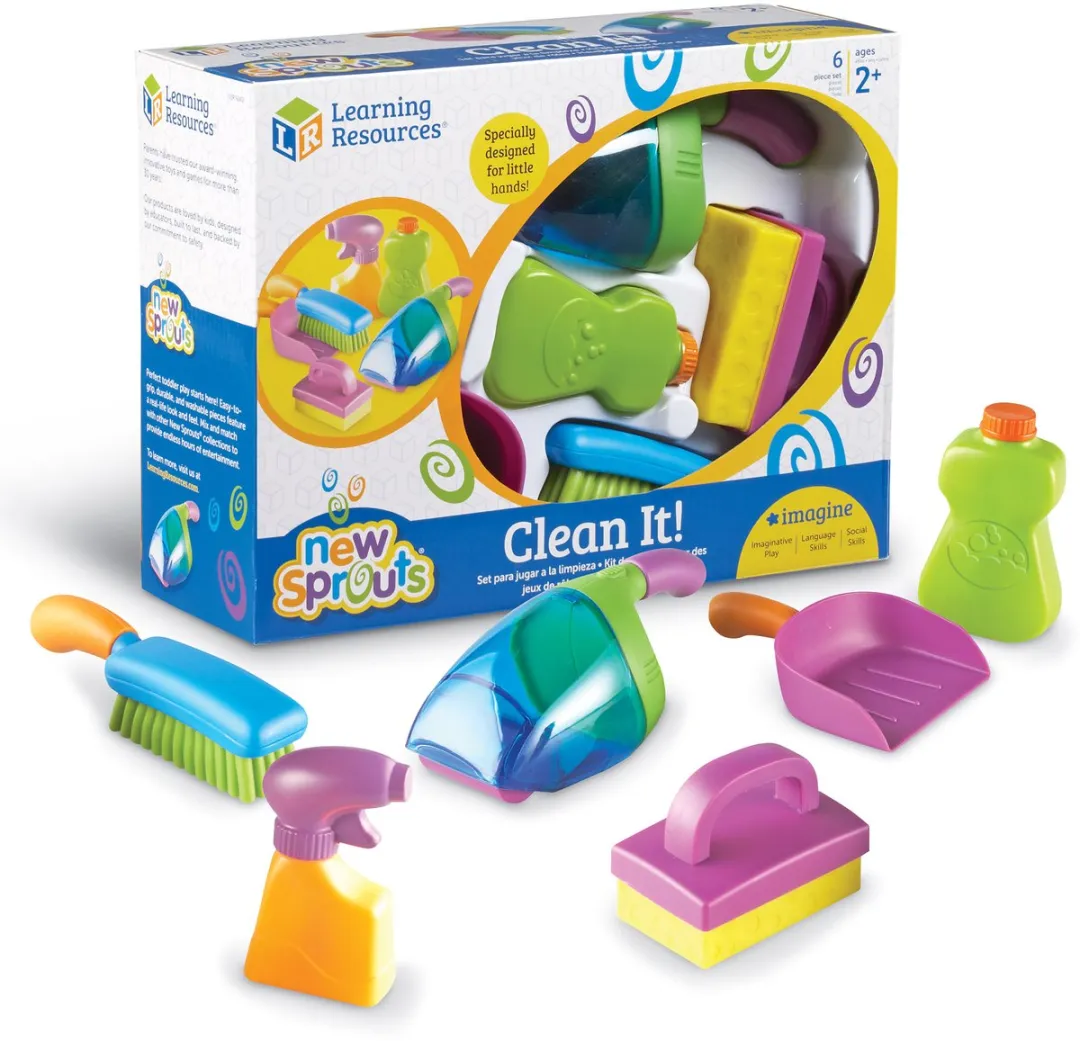 Learning Resources New Sprouts Schoonmaakset 6-delig - Multicolor