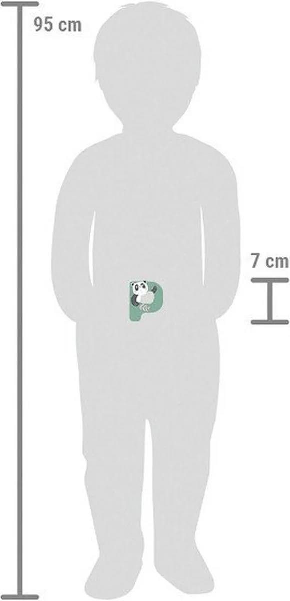 Small Foot Houten Kinderletter P - Multikleur