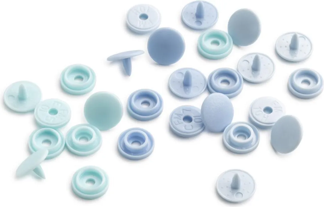 Prym Love Color Snaps Mini Drukknopen 9mm - Lichtblauw - afbeelding 3 van 3