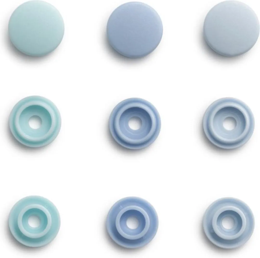 Prym Love Color Snaps Mini Drukknopen 9mm - Lichtblauw - afbeelding 2 van 3