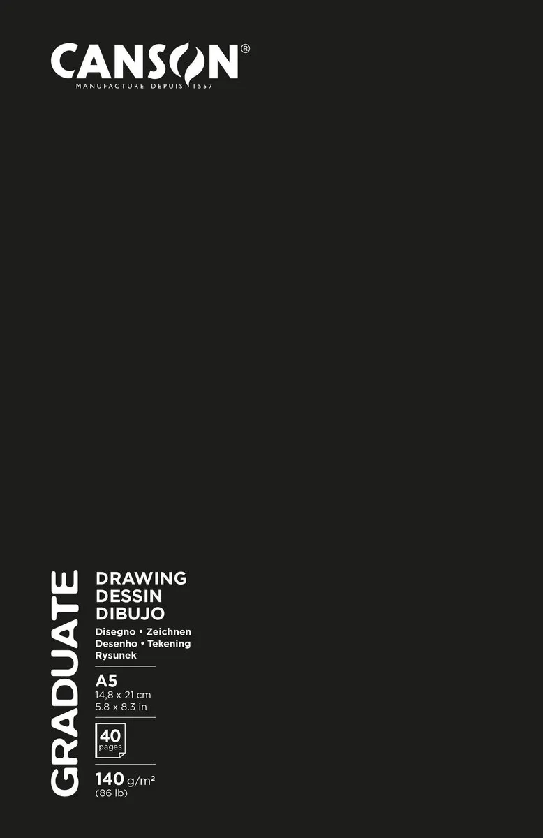 Canson Graduate Drawing Schetsboek A5 140g/m²