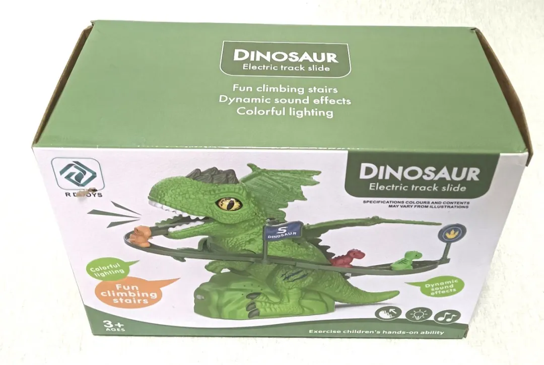 D-Toys Dinosaurus Racebaan Speelset - Groen