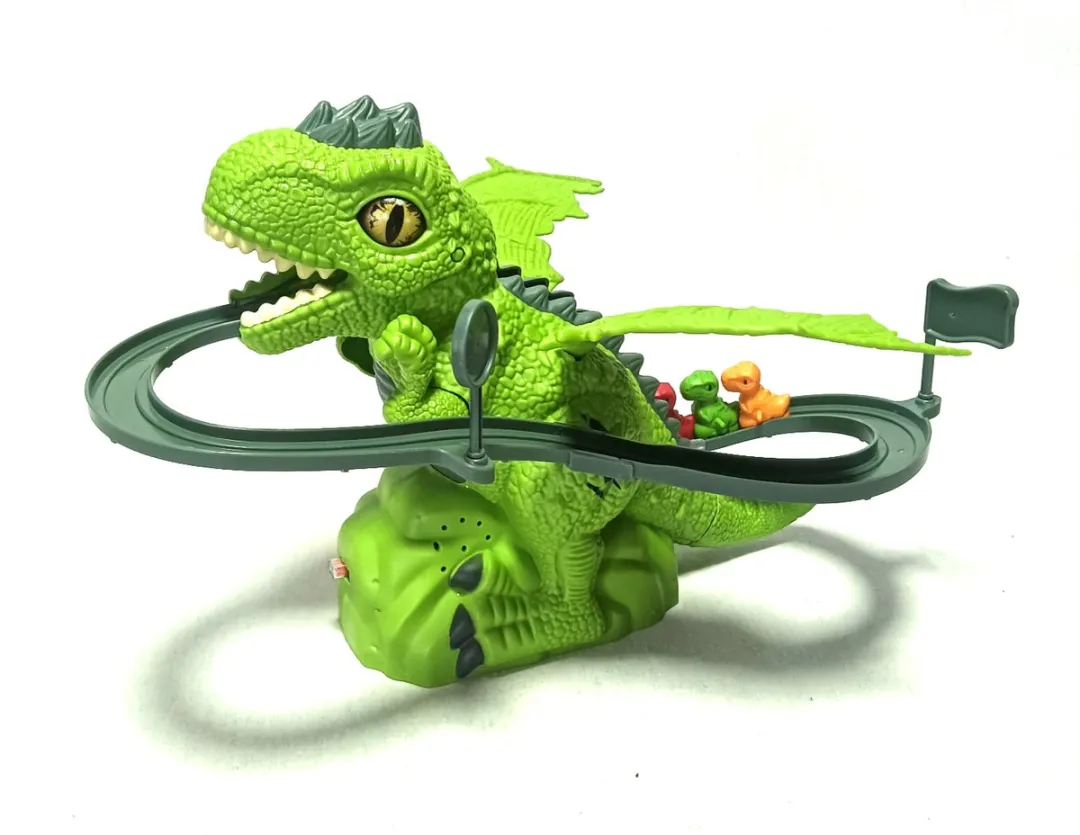 D-Toys Dinosaurus Racebaan Speelset - Groen