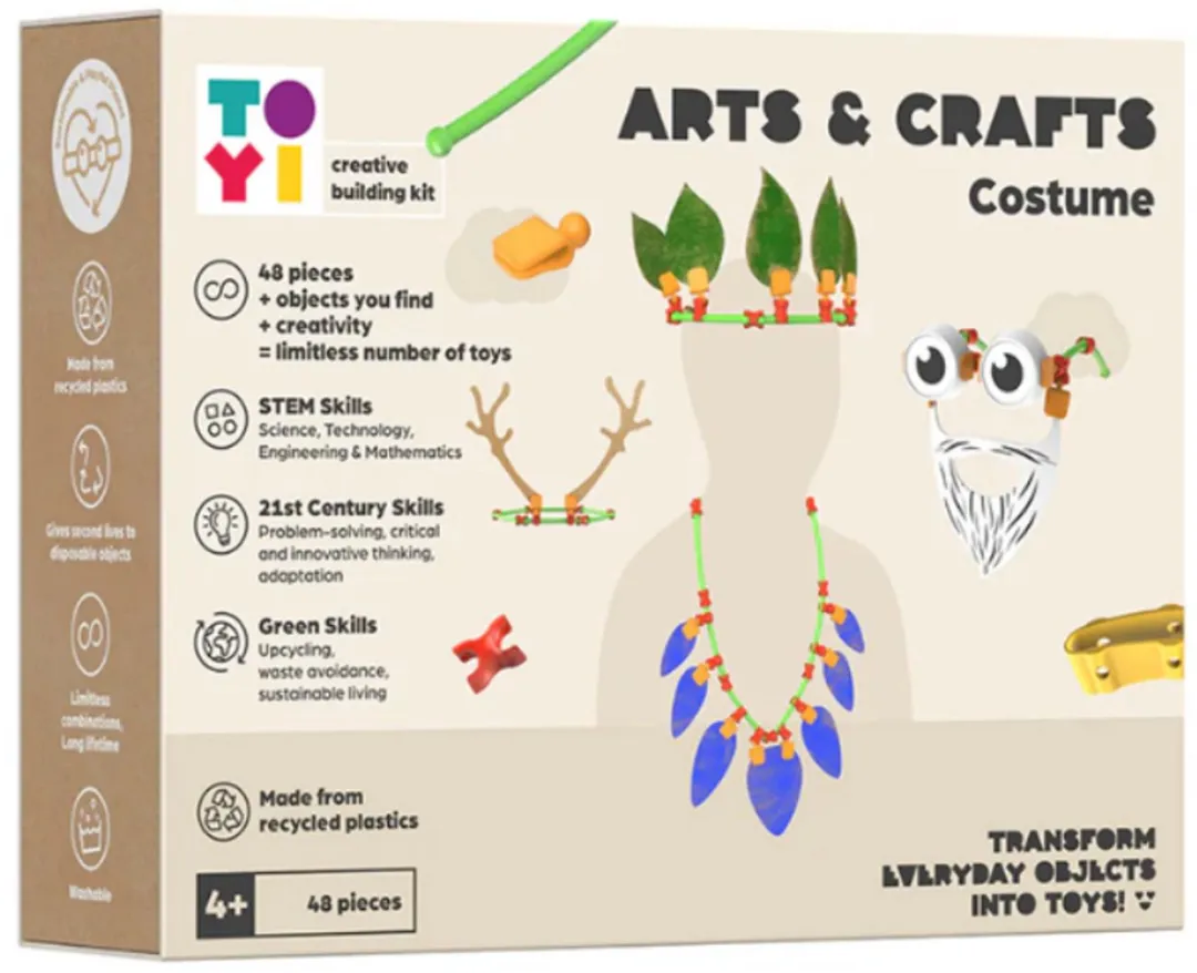 TOYI Knutselpakket Kostuum Bouwen - Creatief speelgoed voor kinderen vanaf 4 jaar