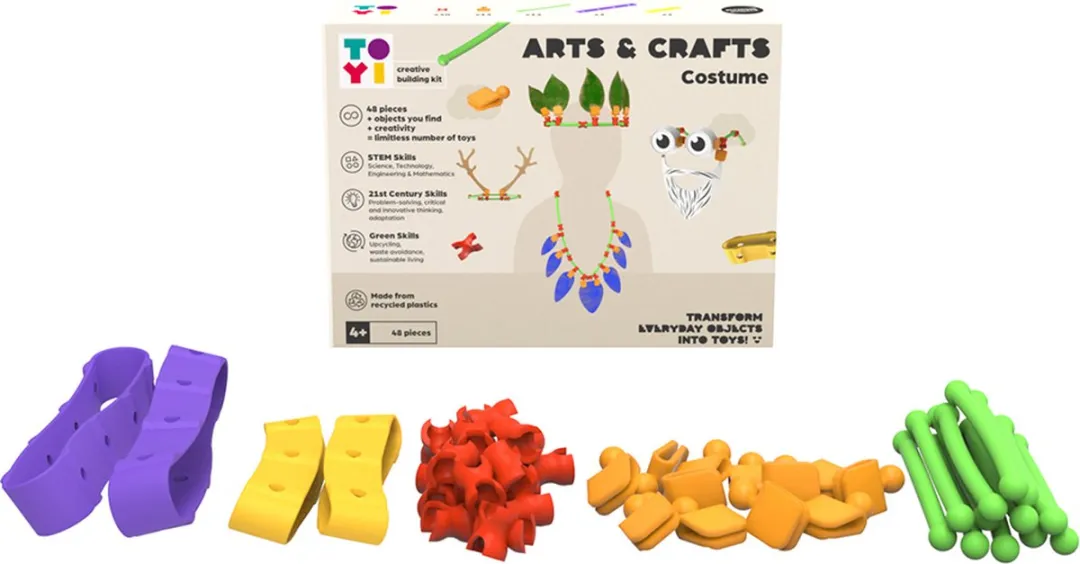 TOYI Knutselpakket Kostuum Bouwen - Creatief speelgoed voor kinderen vanaf 4 jaar