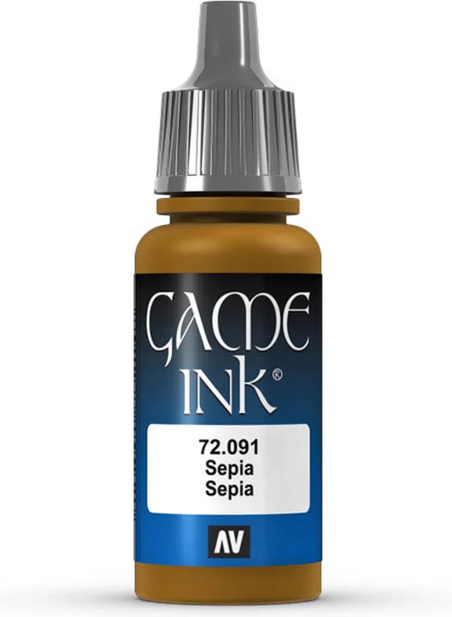 Vallejo Game Color Sepia Ink Acrylverf 18ml