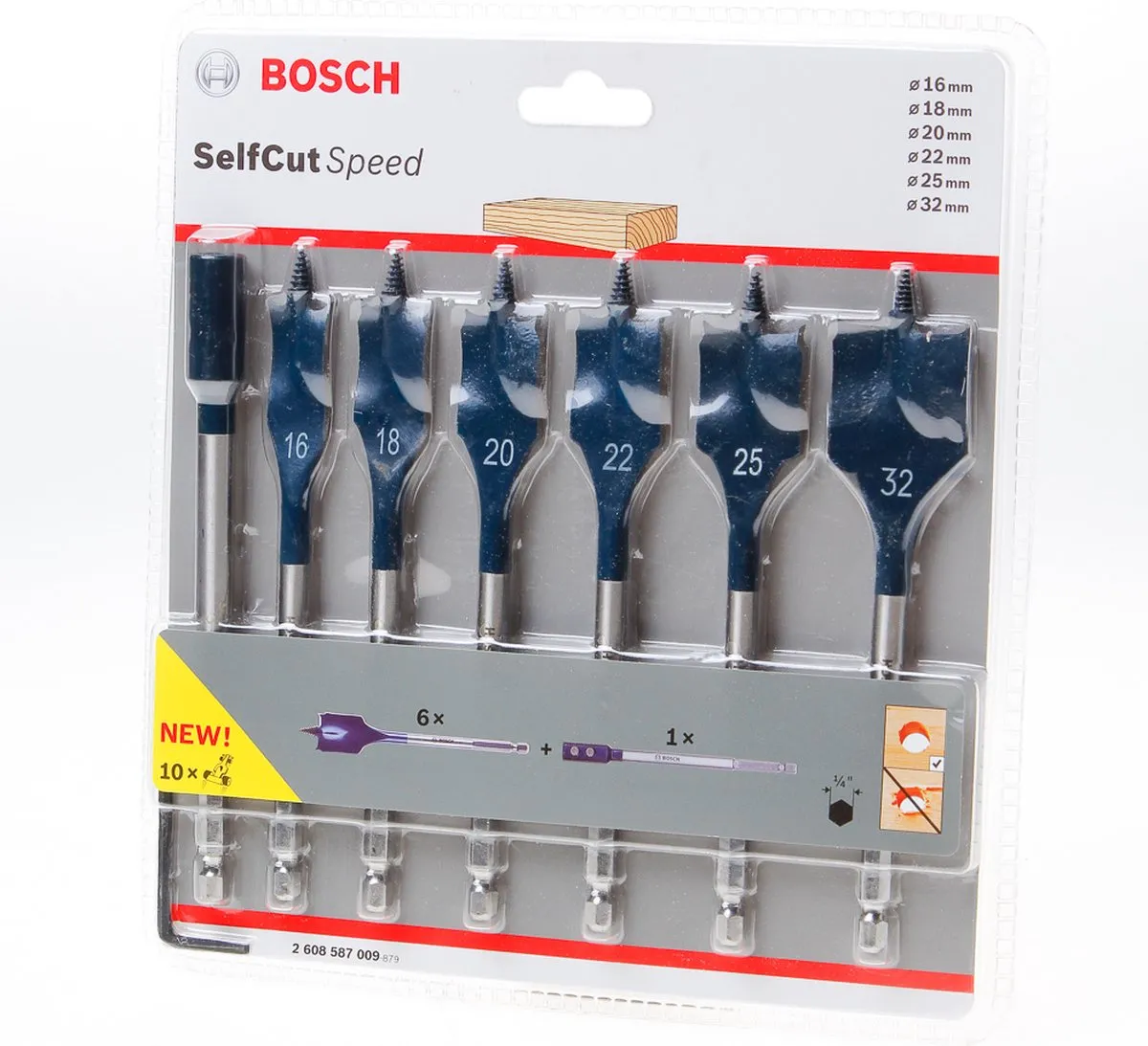 Bosch Self Cut Speed 7-delige Speedborenset