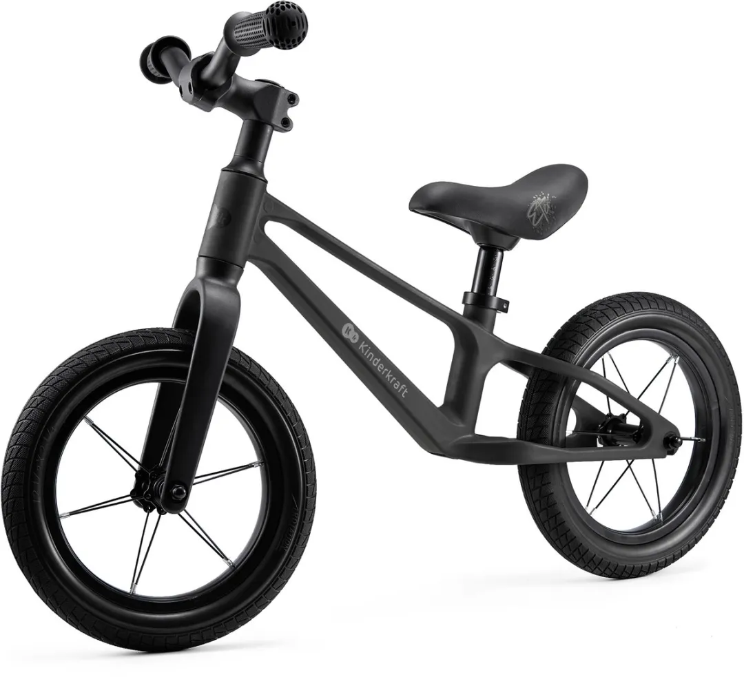 KinderKraft ETER Loopfiets 12" - Zwart