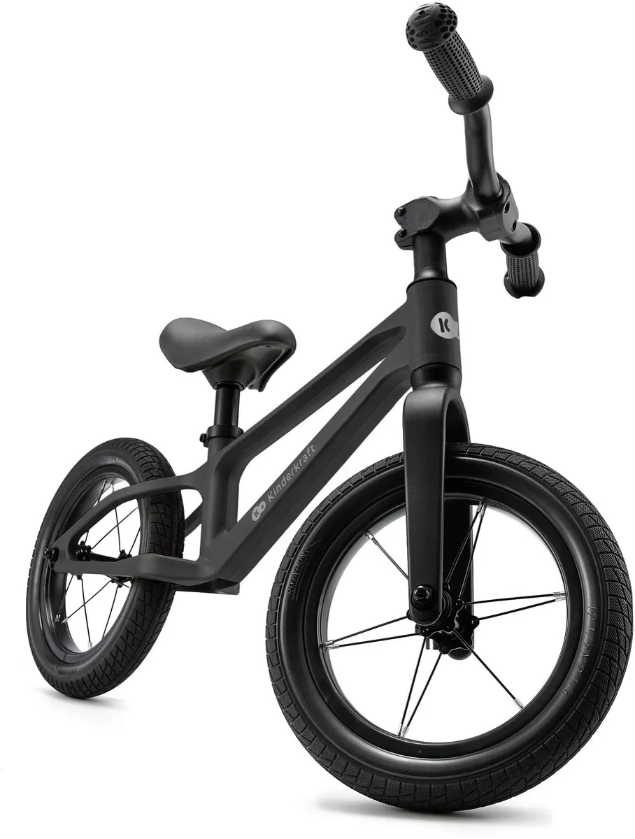 KinderKraft ETER Loopfiets 12" - Zwart