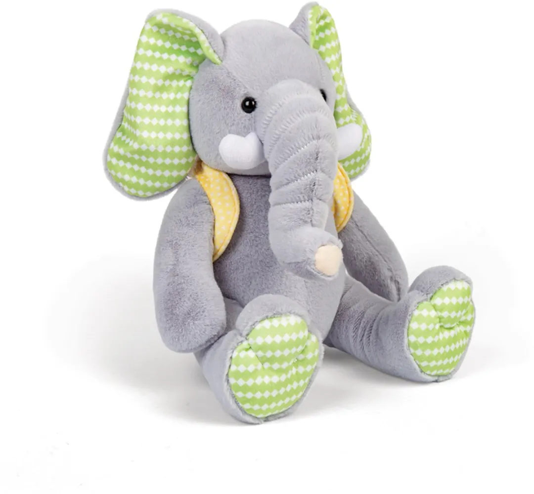 BIGJIGS 37029 Grote Olifant Knuffel - Multicolor