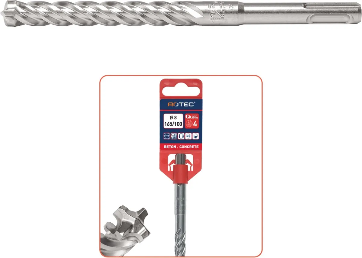 Bosch SDS Plus Betonboor - Hout 0mm