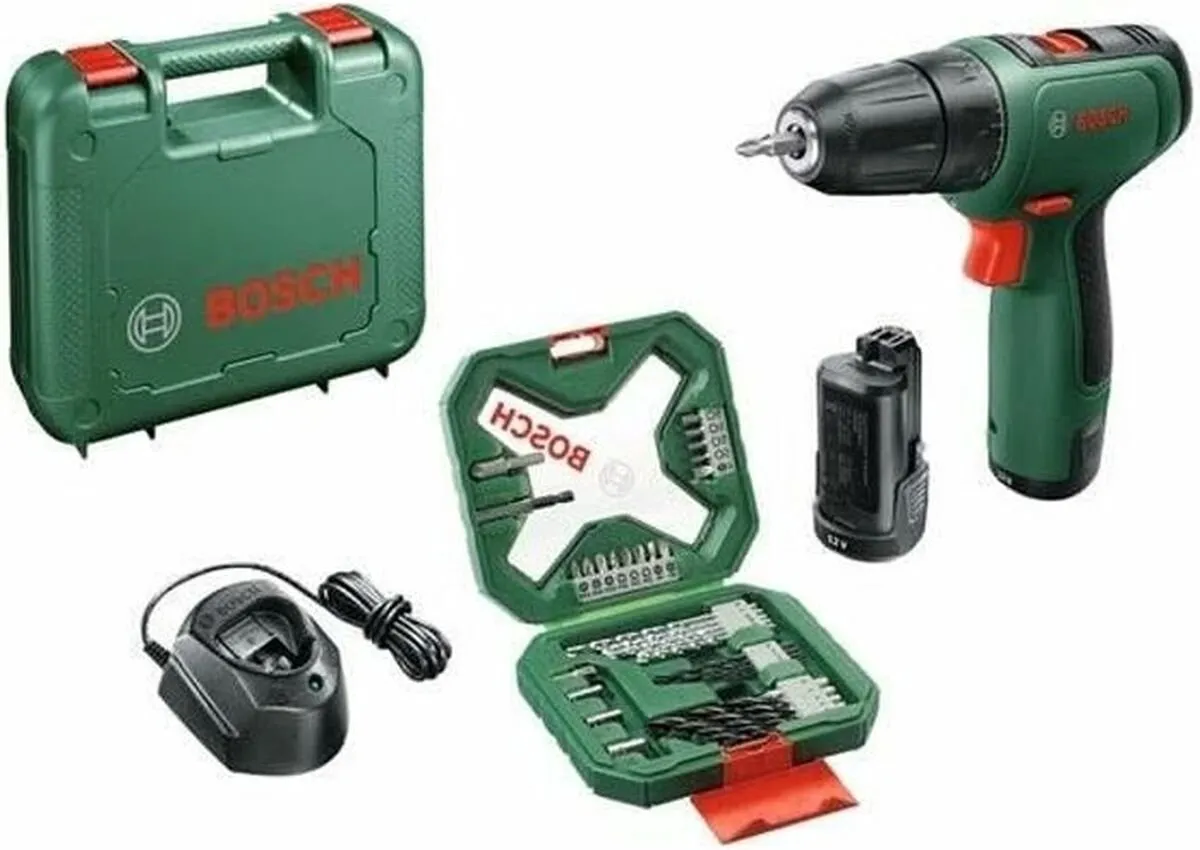 Bosch EasyDrill 1200 Boormachine - 2 Accu's & Oplader
