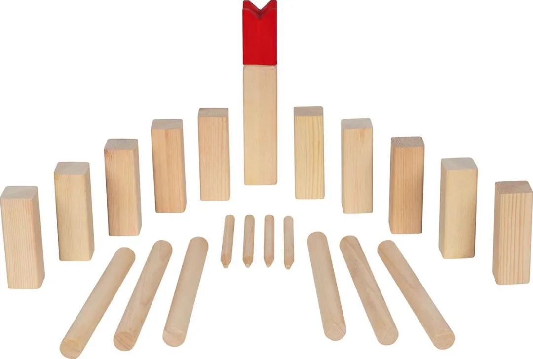 Goki Kubb Spel - Meerkleurig