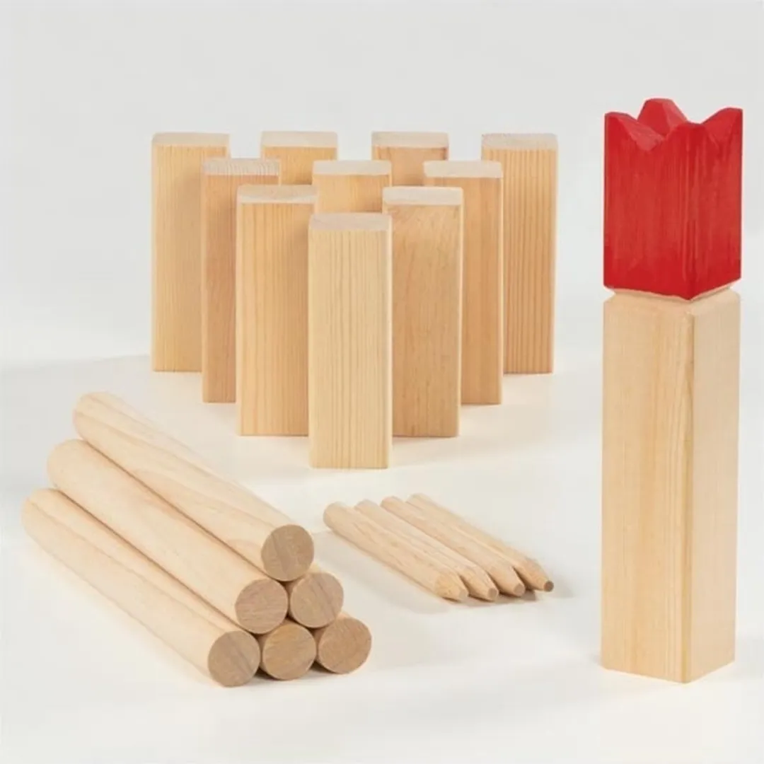 Goki Kubb Spel - Meerkleurig