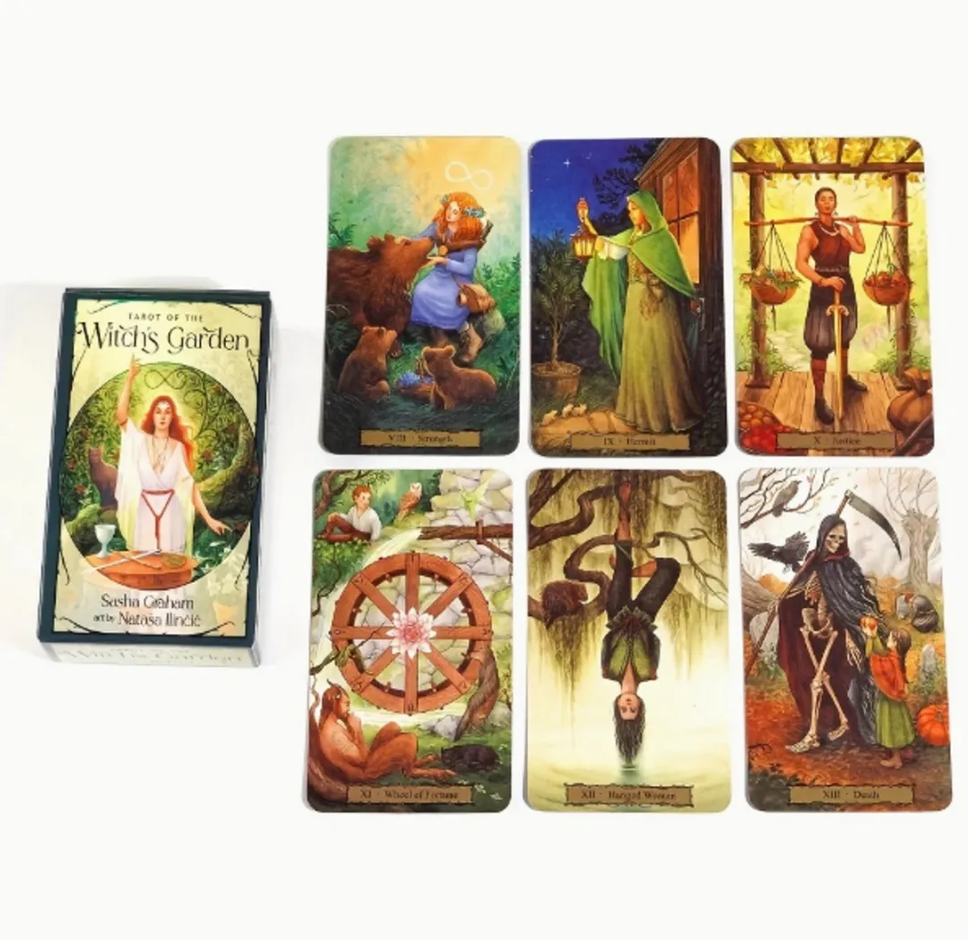 U.S. Games Systems Tarot of the Witch's Garden Intuïtieve Kaarten